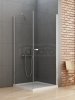 NEW TRENDY Kabina prysznicowa drzwi uchylne NEW SOLEO 90x110 D-0141A/D-0150B